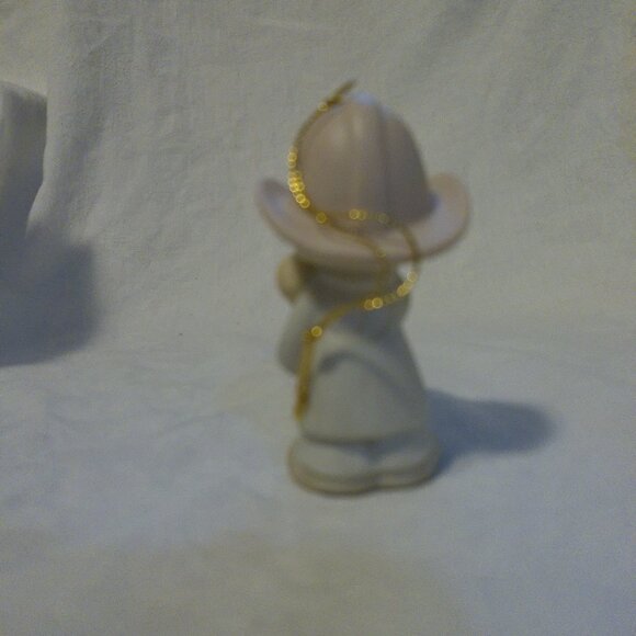 Precious Moments Samuel J Butcher Love Rescued Me Ornament 1986 EUC - Picture 3 of 5